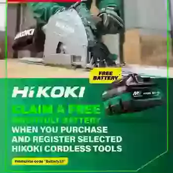 Free Multi Volt HiKOKI Battery 